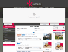 Tablet Screenshot of jkinterier.cz